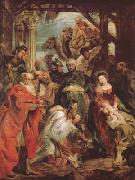 Peter Paul Rubens THe Adoration of The Magi (mk27) France oil painting artist